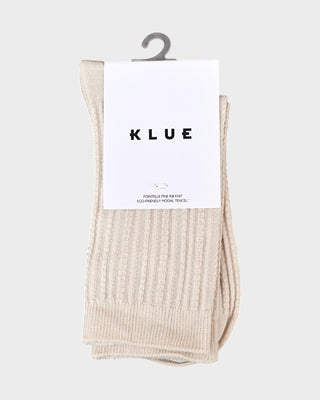 Klue Pointelle Fine Rib Knit